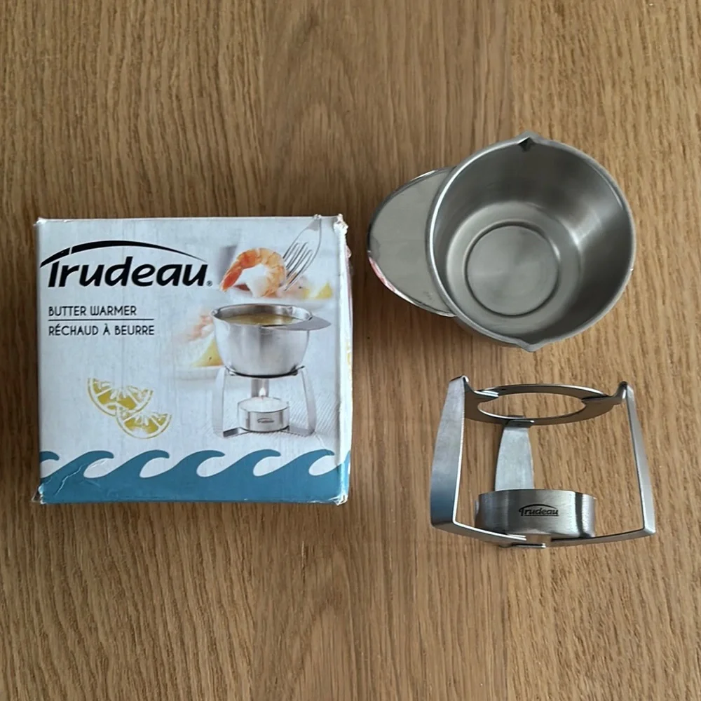 $8 Trudeau Silver Butter Warmer - Picture 1 of 9